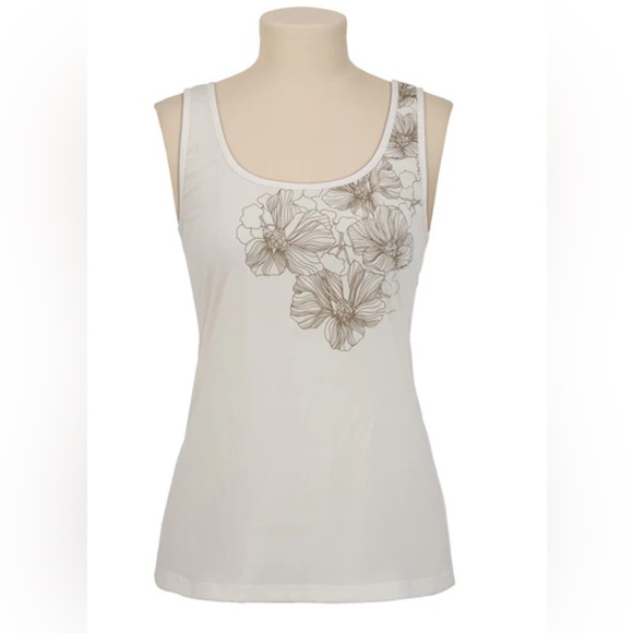 Christopher Straub for Maurice’s tank top multi-fabric bohemian floral S - Picture 1 of 5